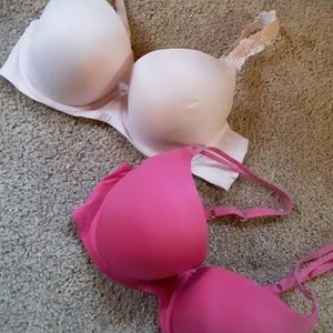 Two Aerie Push Up Bras